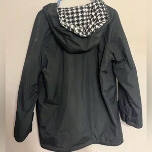 Reversible Houndstooth Fleece Jacket